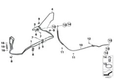 Brake line, rear, I-ABS, Generation 2