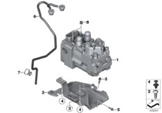 Pressure modulator Integral ABS