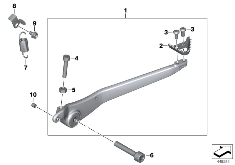 Ayak freni pedalı