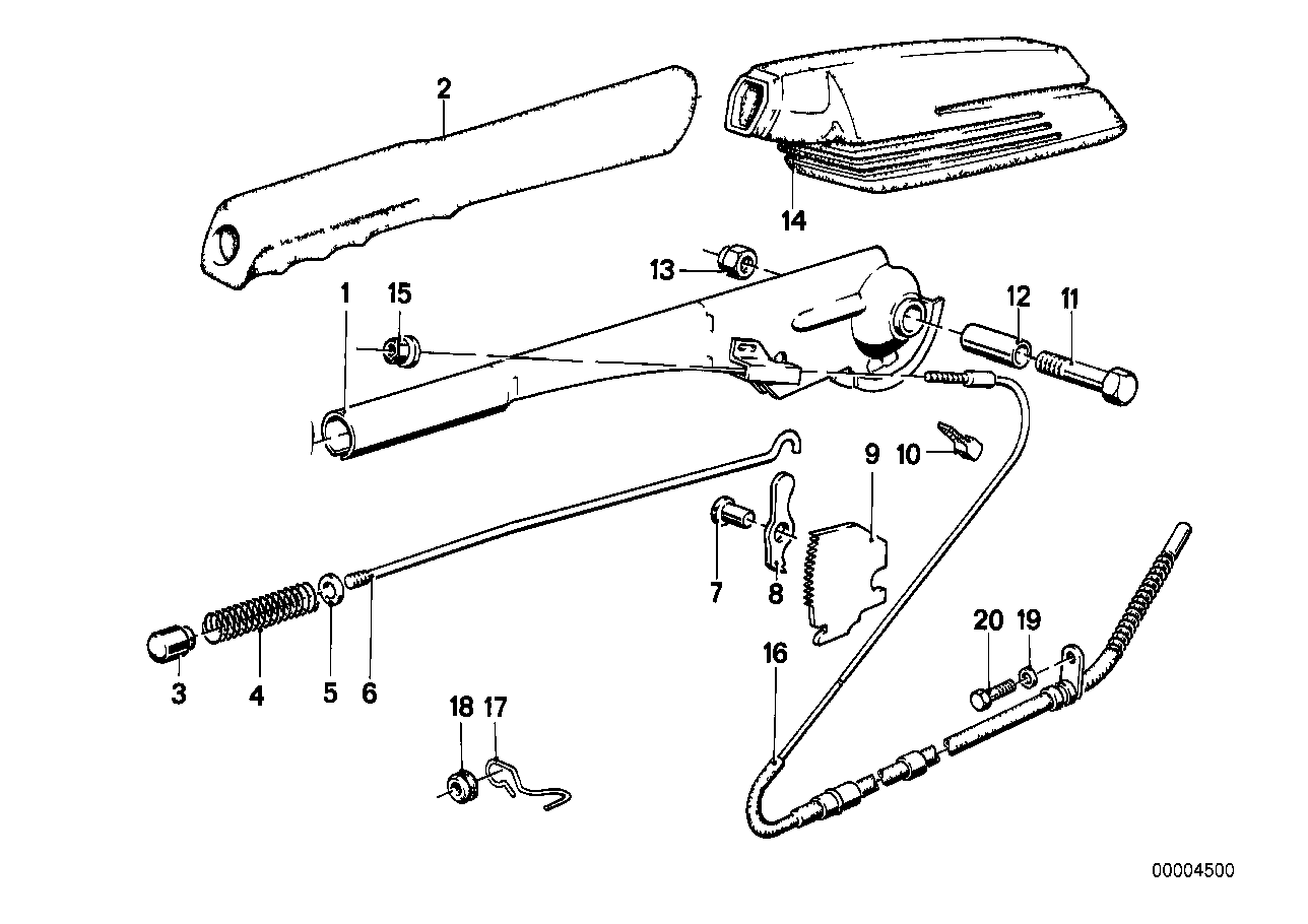 Parking brake/control