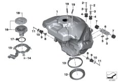 Fuel tank / fastening parts