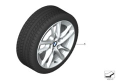 Winter wheel&tyre double spoke 474