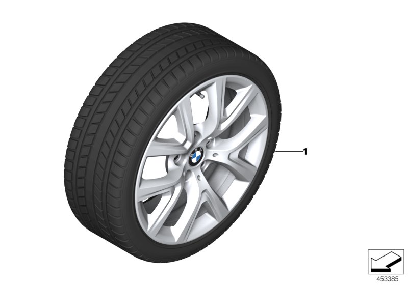 Winter wheel&tyre Y-spoke 574