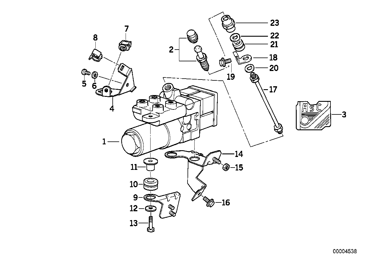 Гидроагрегат системы ABS/ASC+T