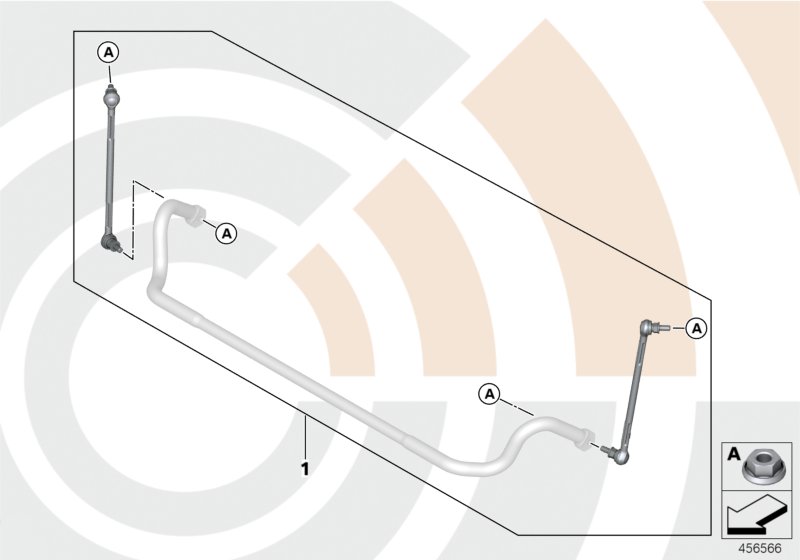 Repair kit, anti-roll bar links