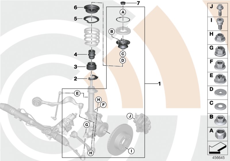 Repair kit, support bearing