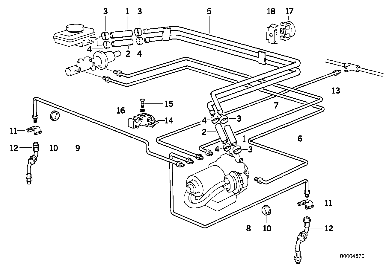 F ABS ブレーキ ライン