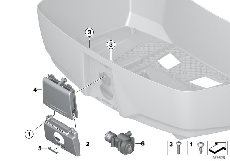 Cobertura fechadura da porta Topcase