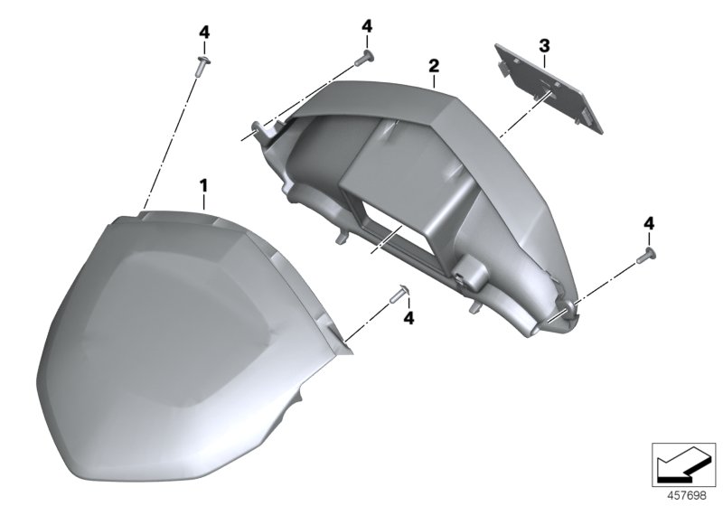 Instrumentenabdeckung für Navigator 6