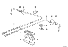 Bremsleitung hinten ABS/ASC+T