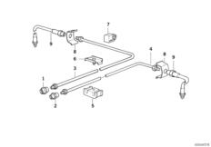 Bremsleitung hinten ABS/ASC+T