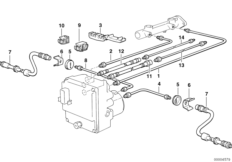 Tuberia de freno delantero ABS/ASC+T