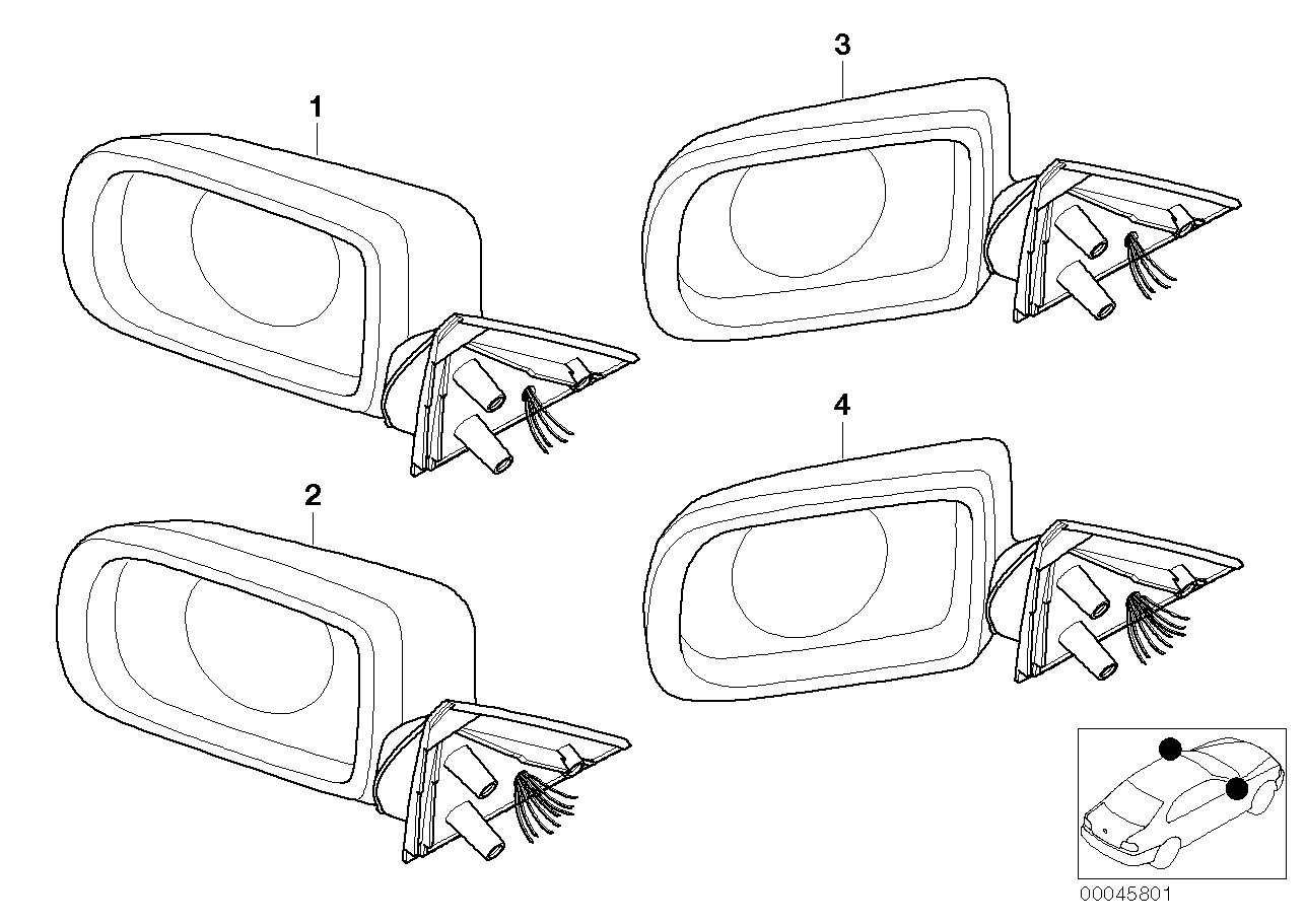 Εξωτερικός καθρέπτης (S430A)