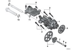 Single parts for oil pump