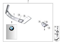 Satz Befestigungsteile für Windschild