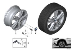 BMW LA wheel, double spoke 385 - 17''