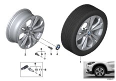 BMW LA wheel double spoke 564 - 17''