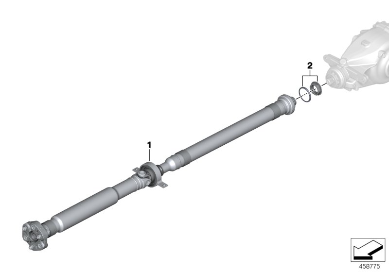 arbre de transmission / écrou intérieur