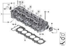 Cylinder head/Mounting parts