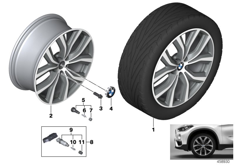 BMW LM wheel Y-spoke 511 - 19"