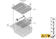 Radiateur accumulateur haute tension