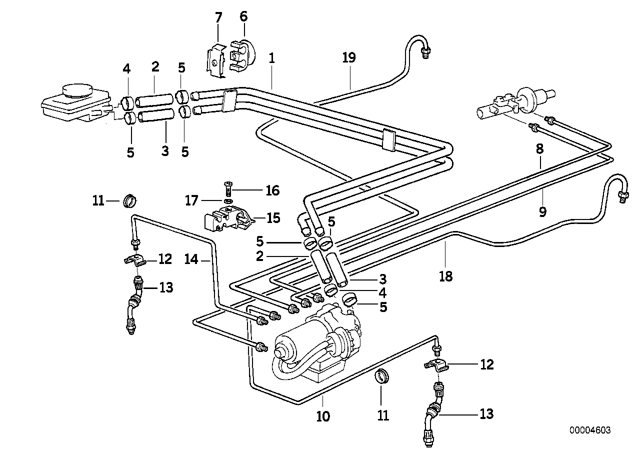 Remleidings voor ABS/ASC+T