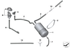 Filtre a charbon actif / conduites