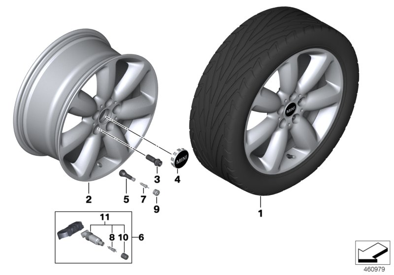 ล้ออัลลอยด์ LM Star Spoke 521 - 18" MINI