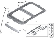 パノラマルーフ 取付け部品
