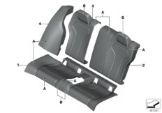 Individual option cover rear seat