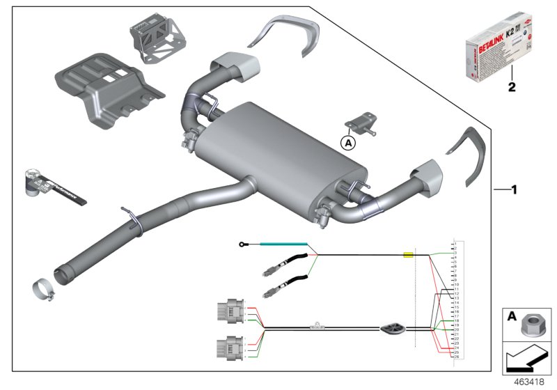 M Performance silenziatore sportelli