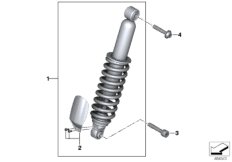 Jambe de suspension avant