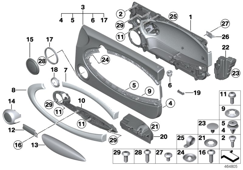 Door trim panel