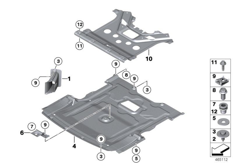 Underbonnet screen