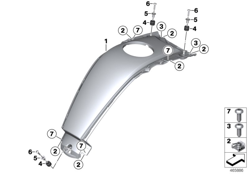 Copertura del serbatoio centrale