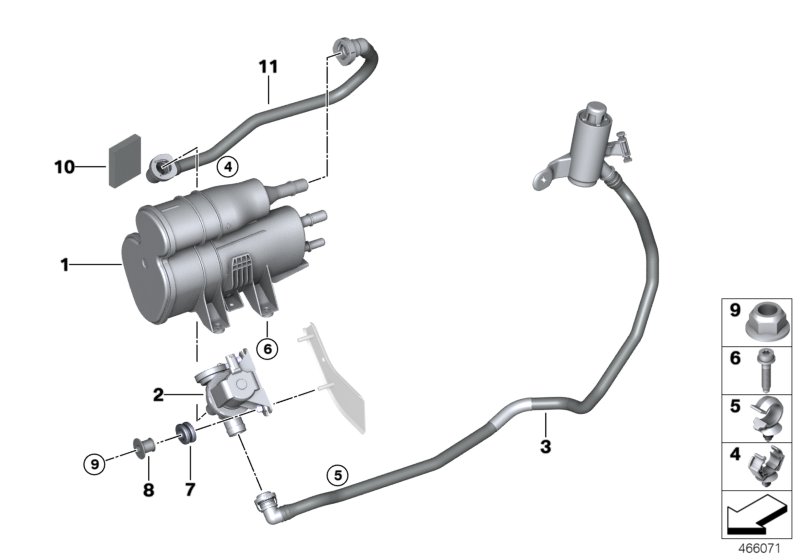 Activated Charcoal Filter/FUEL VENTILAT