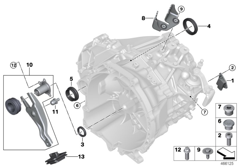 Getriebeeinzelteile GS6-60DA