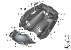 Luggage compartment floor