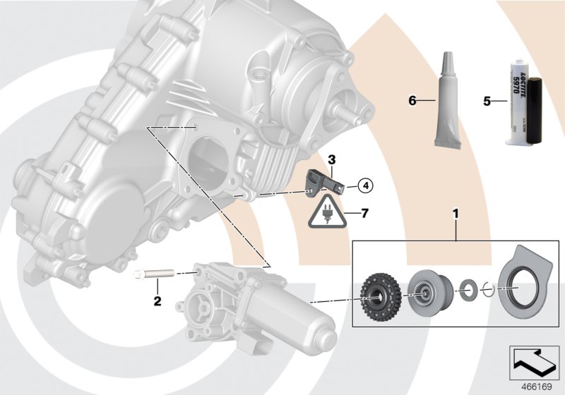 Repair kit servomotor