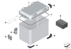 Pièces détachées valise aluminium