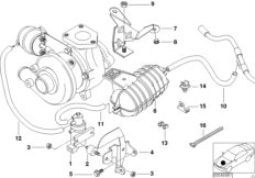 Vacum control-engine-turbo charger
