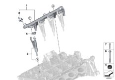 Hochdruckrail / Injektor