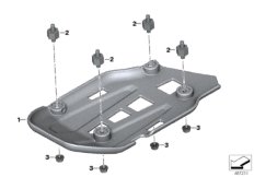 Pare-moteur en plastique