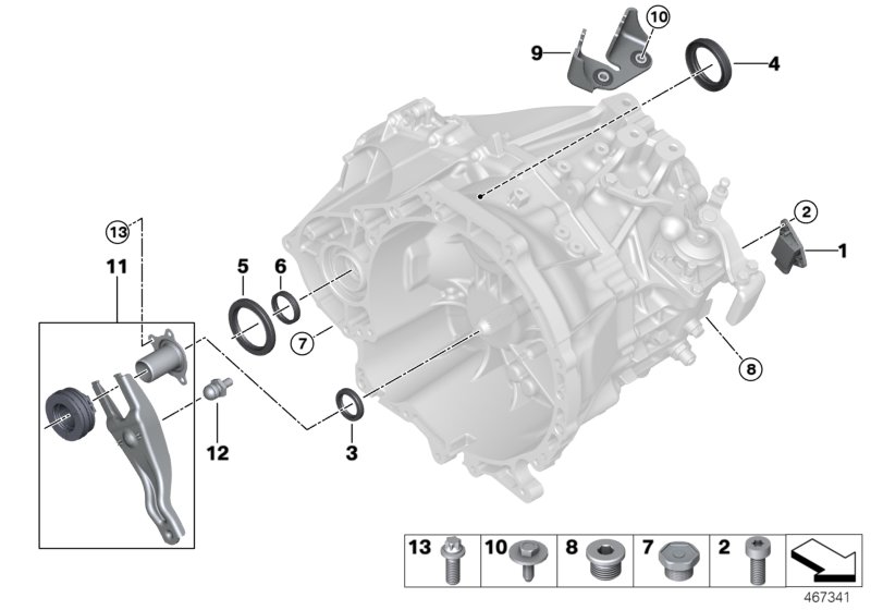 Şanzıman münferit parçaları GS60X60BA