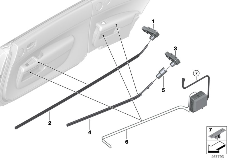 LED module / optical fibre