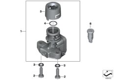 Ignition steering lock with EWS4 by code