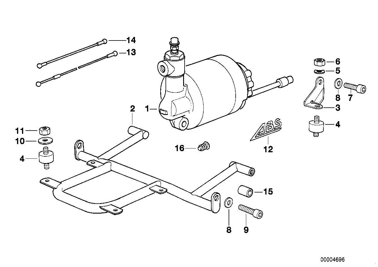 Modulátor tlaku ABS I