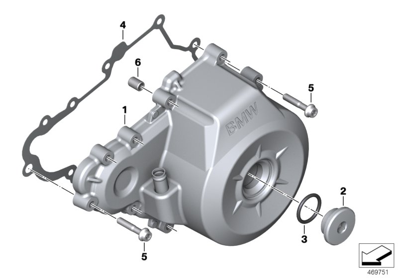 Motor muhafaza kapağı, Sol