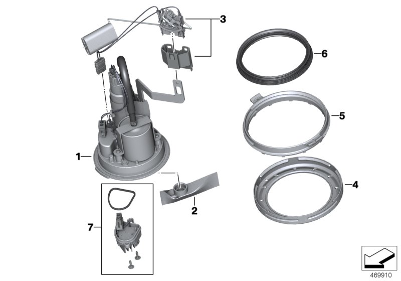 Kraftstoffpumpe / Hebelgeber