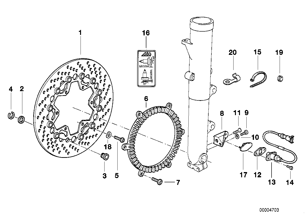 F ホィール ブレーキ ABS